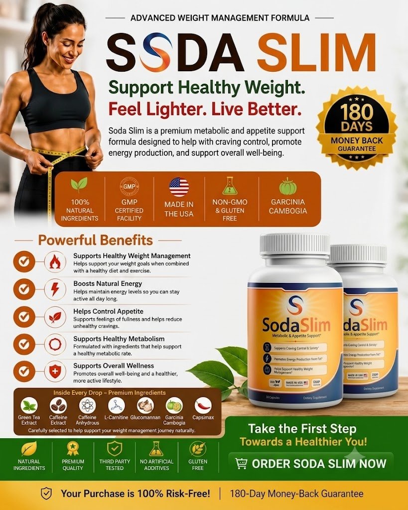 SodaSlim Weight Management Supplement Bottle